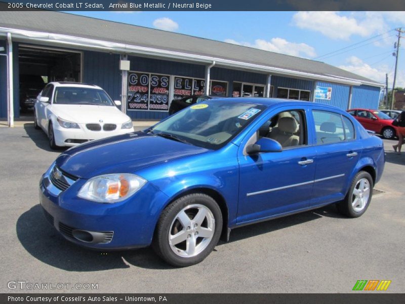 Arrival Blue Metallic / Neutral Beige 2005 Chevrolet Cobalt LT Sedan