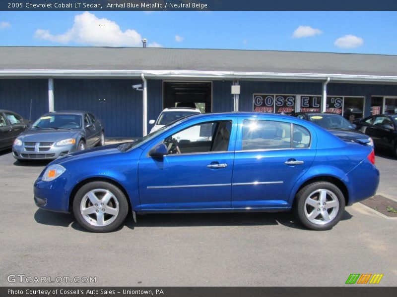 Arrival Blue Metallic / Neutral Beige 2005 Chevrolet Cobalt LT Sedan
