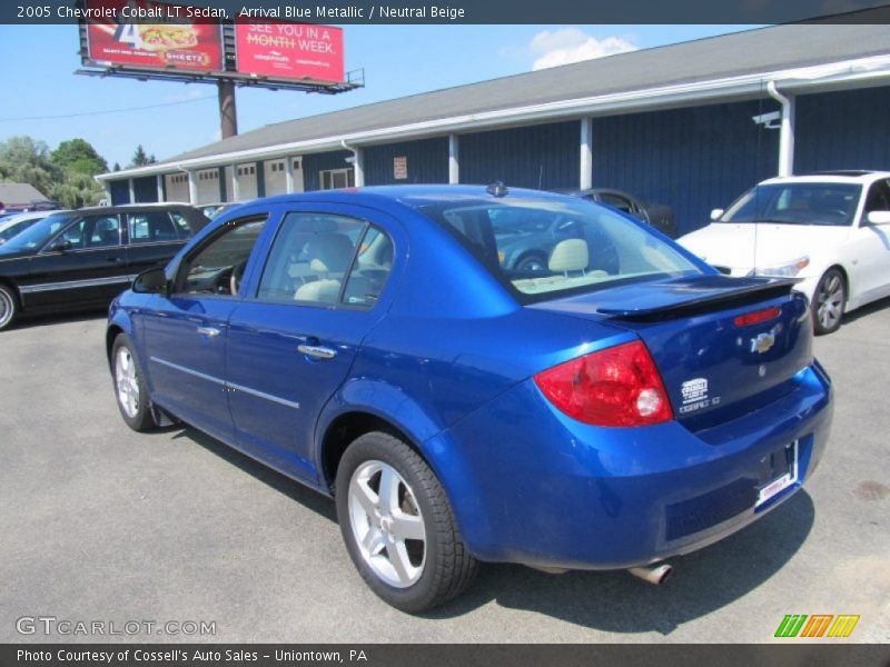 Arrival Blue Metallic / Neutral Beige 2005 Chevrolet Cobalt LT Sedan