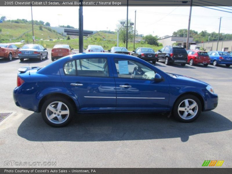 Arrival Blue Metallic / Neutral Beige 2005 Chevrolet Cobalt LT Sedan