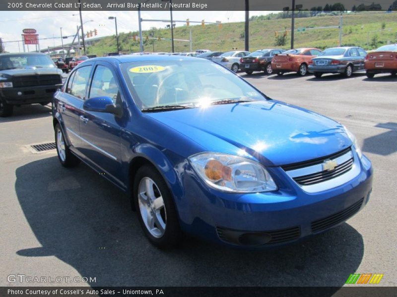 Arrival Blue Metallic / Neutral Beige 2005 Chevrolet Cobalt LT Sedan