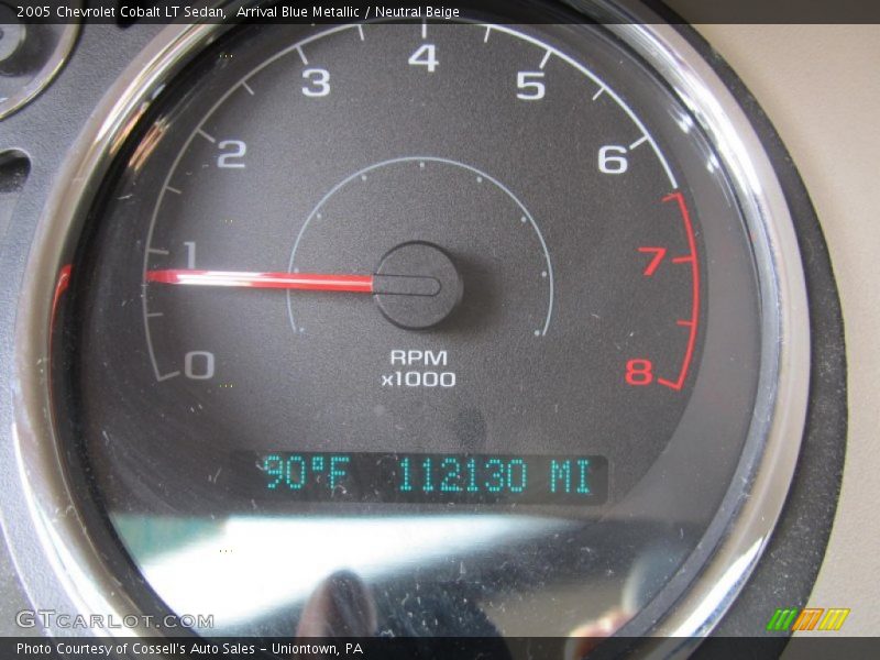 Arrival Blue Metallic / Neutral Beige 2005 Chevrolet Cobalt LT Sedan