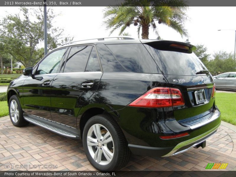 Black / Black 2013 Mercedes-Benz ML 350