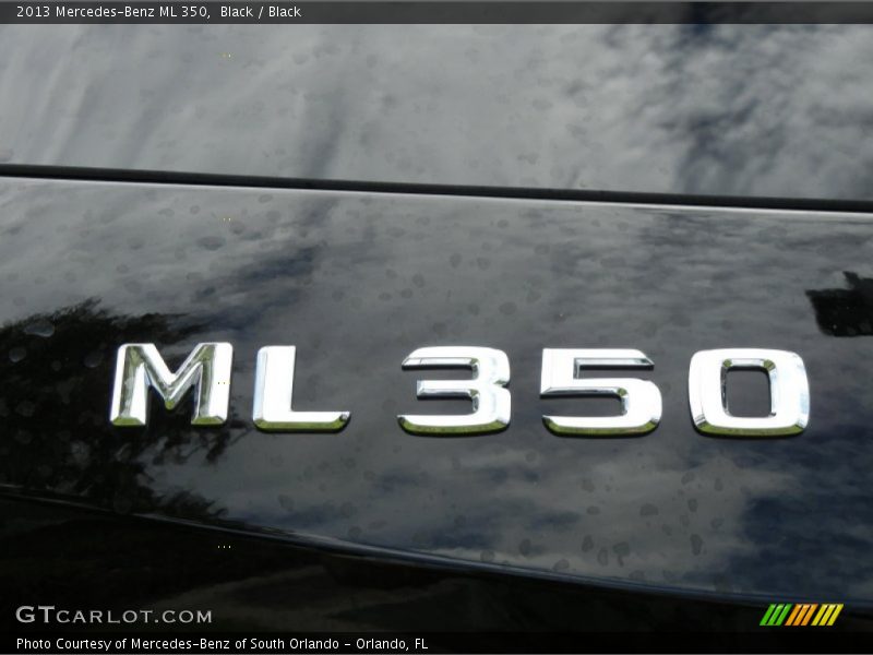 Black / Black 2013 Mercedes-Benz ML 350