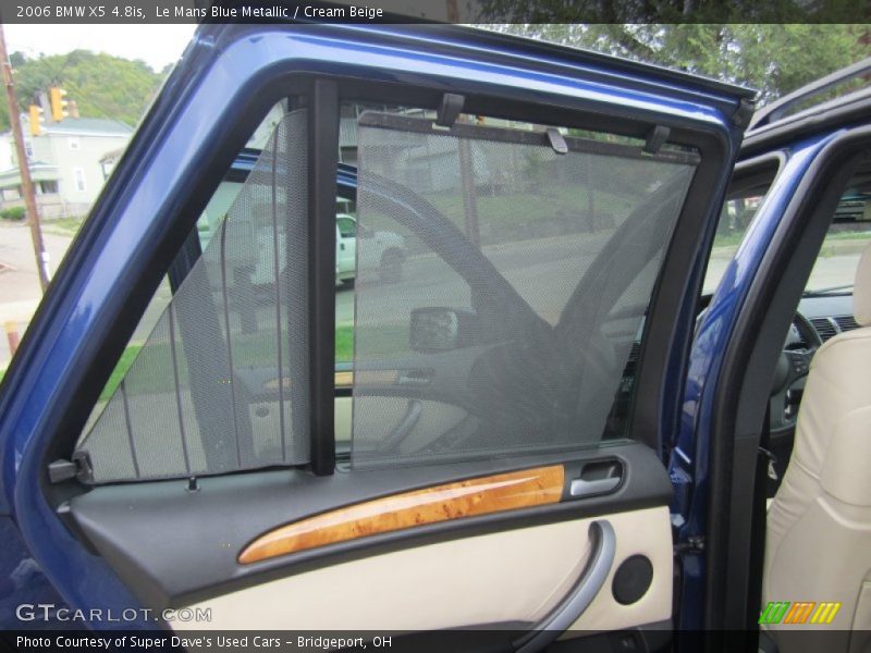 Le Mans Blue Metallic / Cream Beige 2006 BMW X5 4.8is