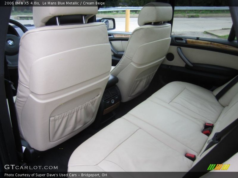 Le Mans Blue Metallic / Cream Beige 2006 BMW X5 4.8is