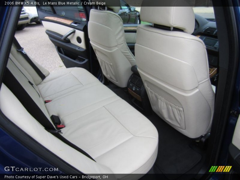 Le Mans Blue Metallic / Cream Beige 2006 BMW X5 4.8is