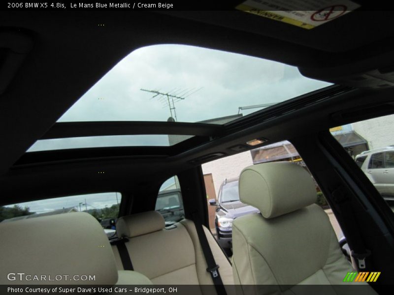 Sunroof of 2006 X5 4.8is