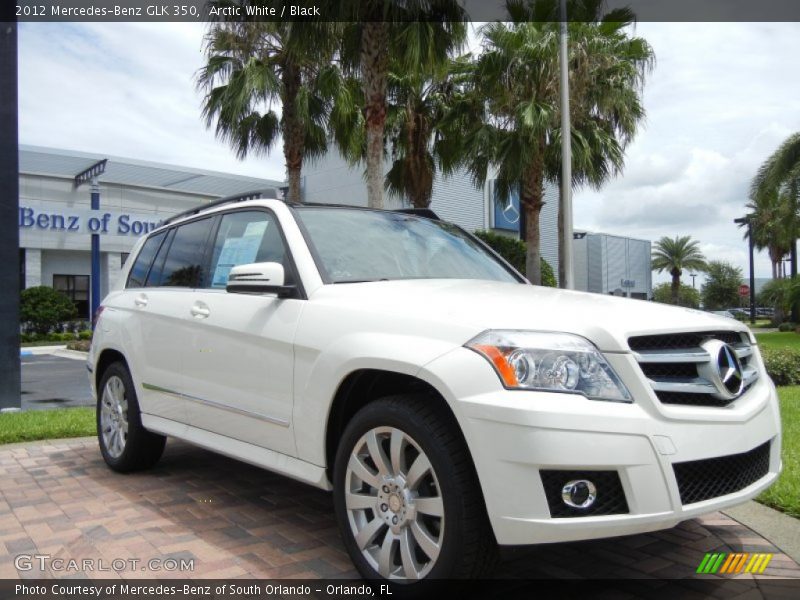 Arctic White / Black 2012 Mercedes-Benz GLK 350