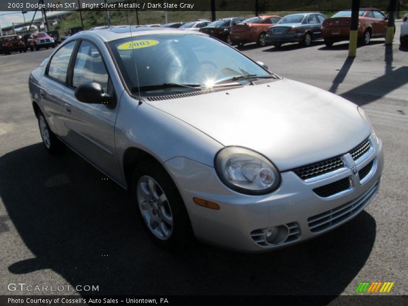 Bright Silver Metallic / Dark Slate Gray 2003 Dodge Neon SXT