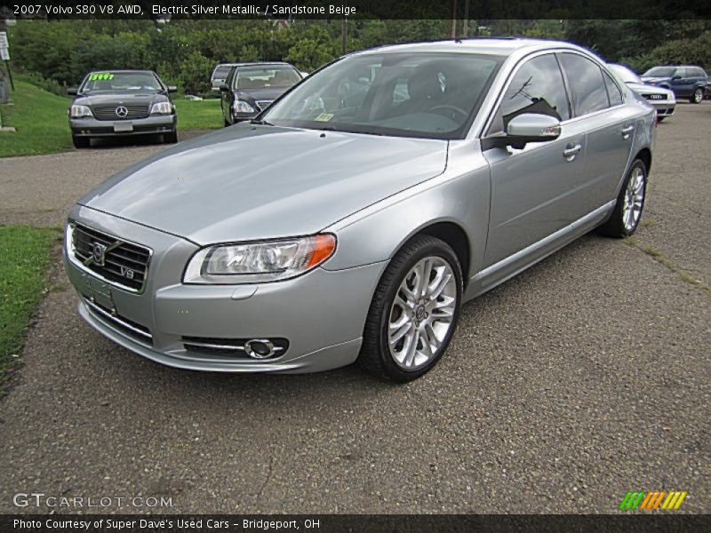 Electric Silver Metallic / Sandstone Beige 2007 Volvo S80 V8 AWD