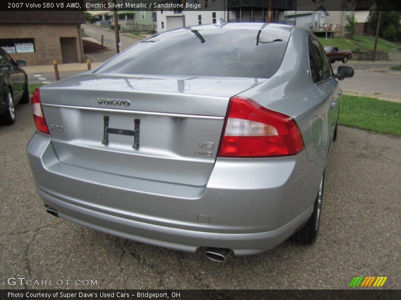 Electric Silver Metallic / Sandstone Beige 2007 Volvo S80 V8 AWD