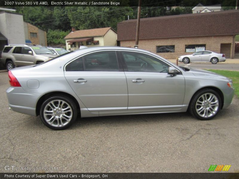 Electric Silver Metallic / Sandstone Beige 2007 Volvo S80 V8 AWD