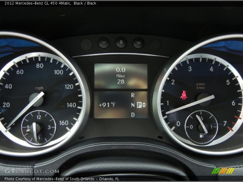 Black / Black 2012 Mercedes-Benz GL 450 4Matic