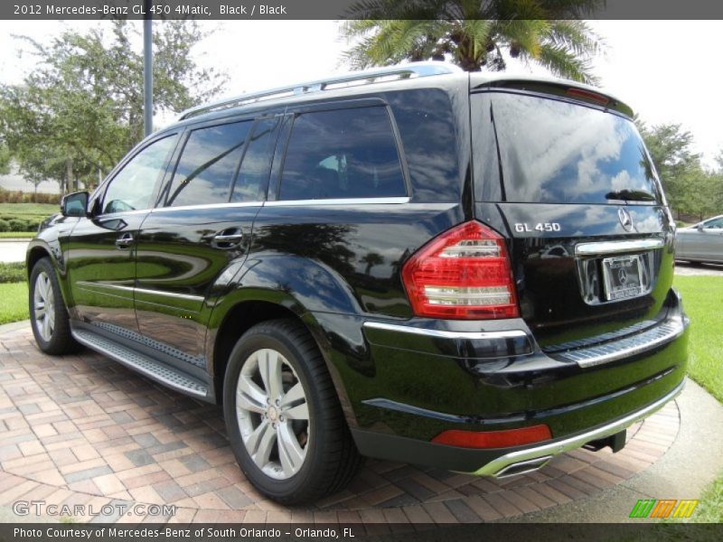 Black / Black 2012 Mercedes-Benz GL 450 4Matic