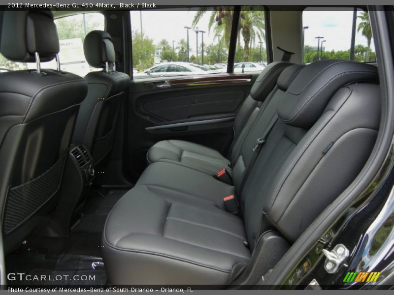 Rear Seat of 2012 GL 450 4Matic