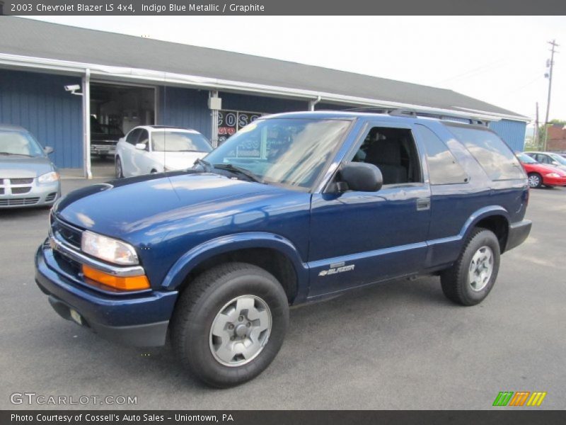 Indigo Blue Metallic / Graphite 2003 Chevrolet Blazer LS 4x4