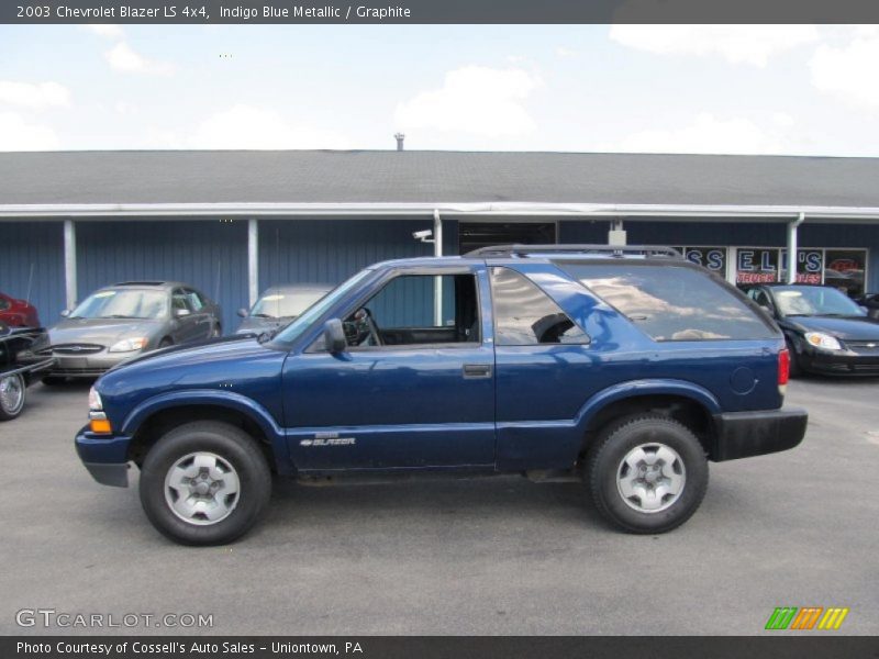 Indigo Blue Metallic / Graphite 2003 Chevrolet Blazer LS 4x4