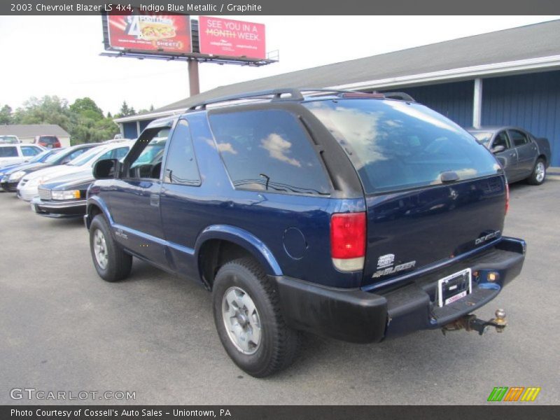 Indigo Blue Metallic / Graphite 2003 Chevrolet Blazer LS 4x4