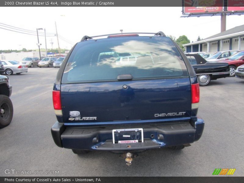 Indigo Blue Metallic / Graphite 2003 Chevrolet Blazer LS 4x4