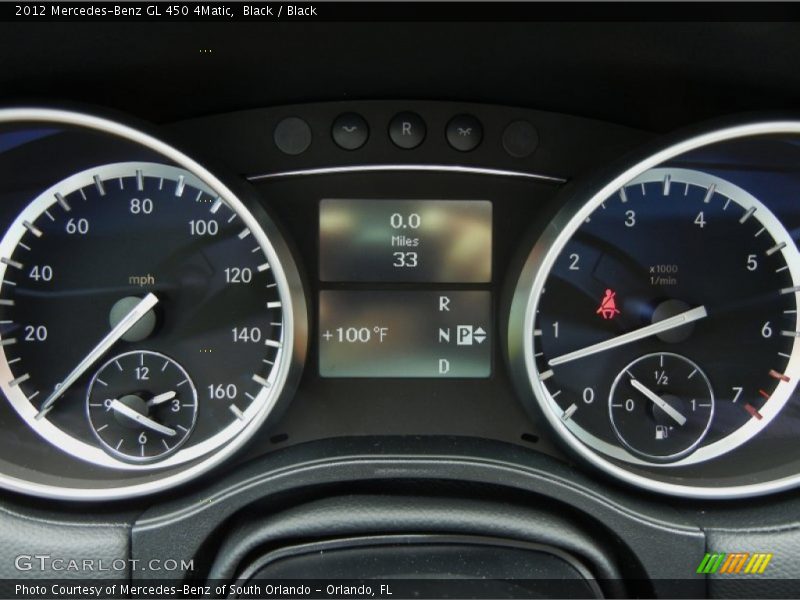  2012 GL 450 4Matic 450 4Matic Gauges
