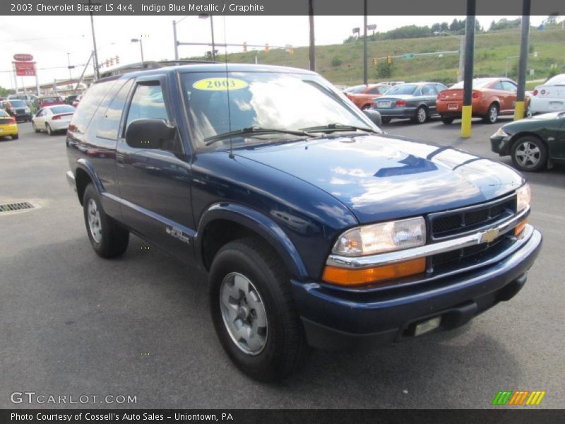 Indigo Blue Metallic / Graphite 2003 Chevrolet Blazer LS 4x4