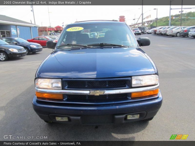 Indigo Blue Metallic / Graphite 2003 Chevrolet Blazer LS 4x4