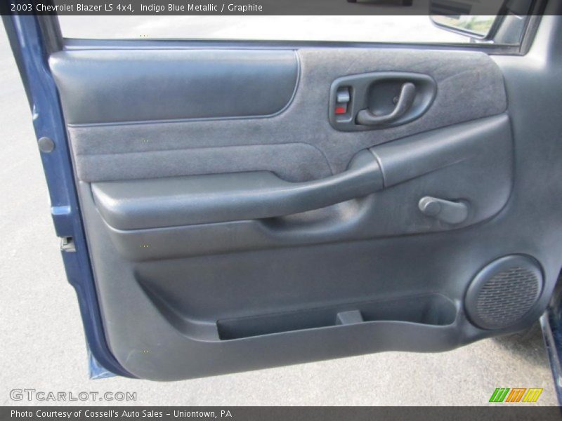 Indigo Blue Metallic / Graphite 2003 Chevrolet Blazer LS 4x4
