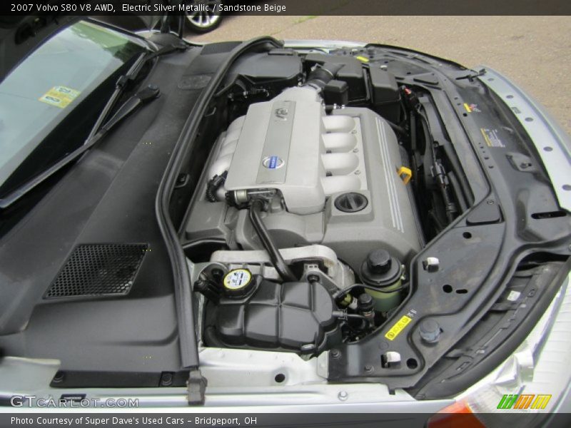 Electric Silver Metallic / Sandstone Beige 2007 Volvo S80 V8 AWD