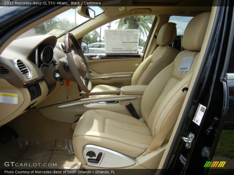 Black / Cashmere 2012 Mercedes-Benz GL 550 4Matic