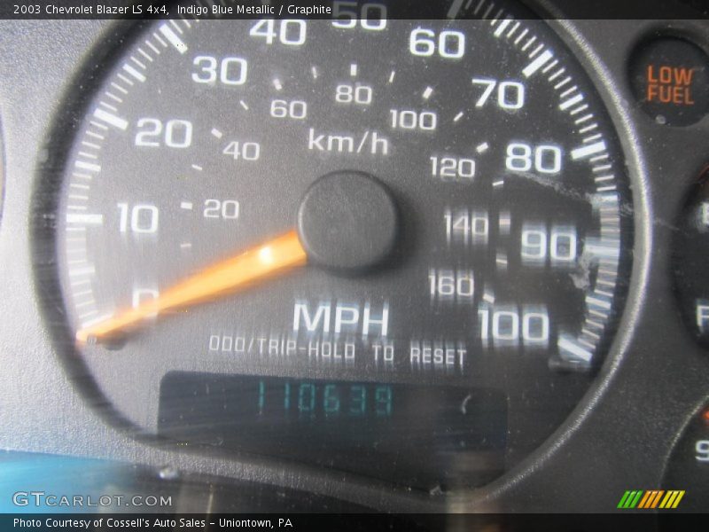 Indigo Blue Metallic / Graphite 2003 Chevrolet Blazer LS 4x4
