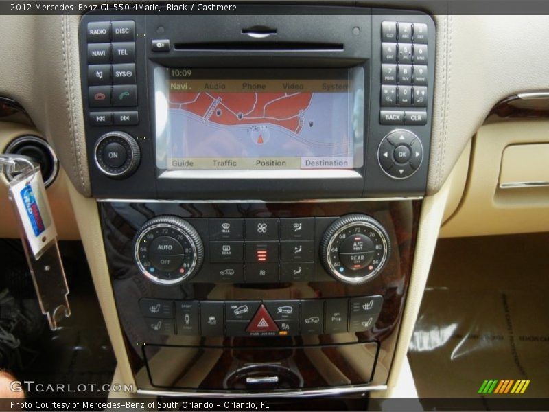 Black / Cashmere 2012 Mercedes-Benz GL 550 4Matic