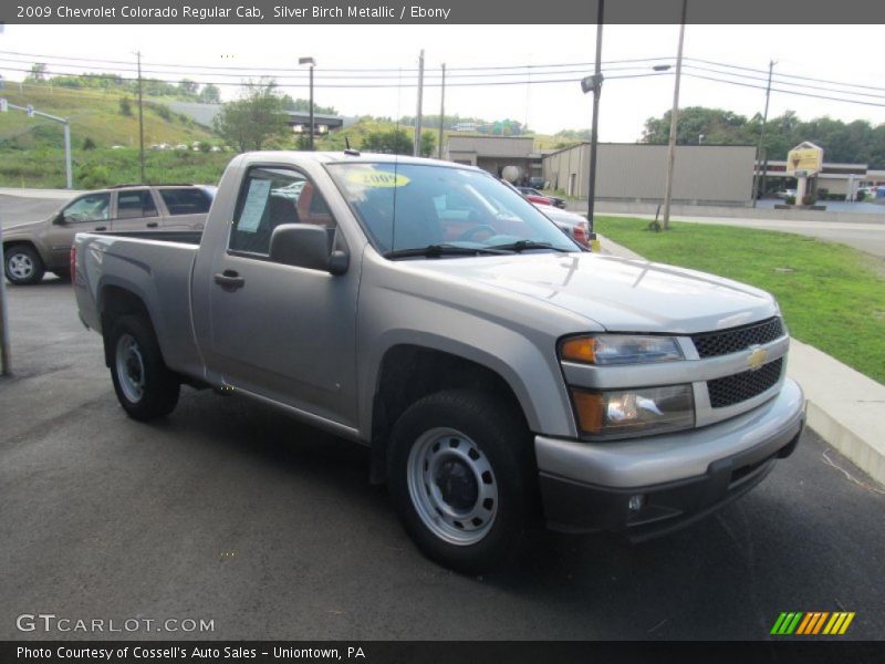 Silver Birch Metallic / Ebony 2009 Chevrolet Colorado Regular Cab