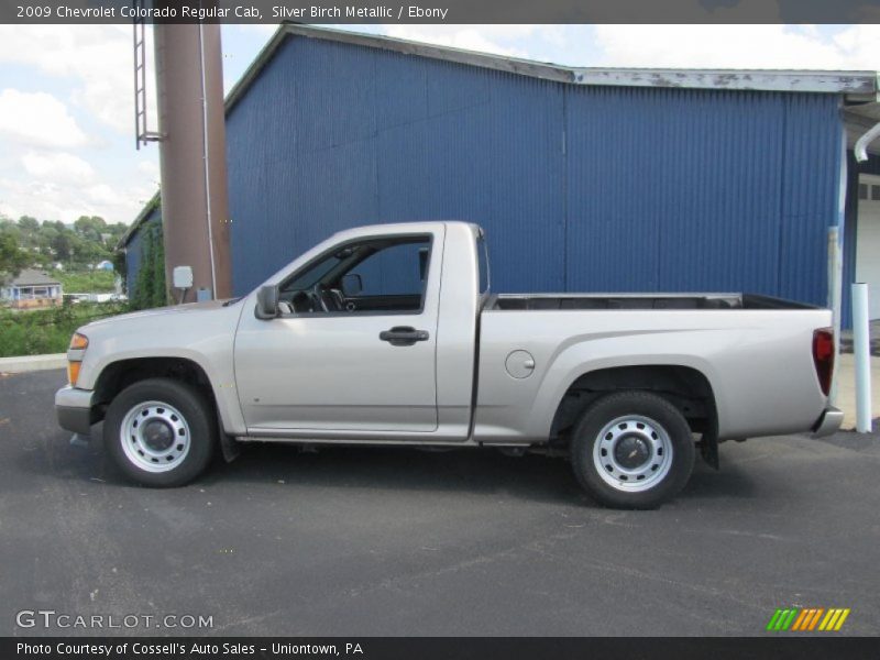 Silver Birch Metallic / Ebony 2009 Chevrolet Colorado Regular Cab