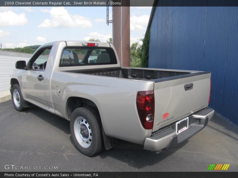 Silver Birch Metallic / Ebony 2009 Chevrolet Colorado Regular Cab