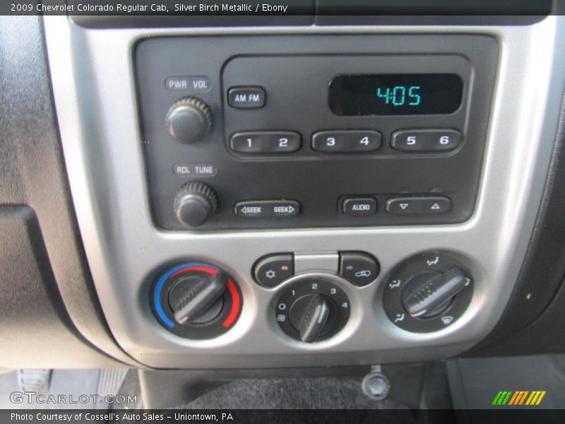 Silver Birch Metallic / Ebony 2009 Chevrolet Colorado Regular Cab