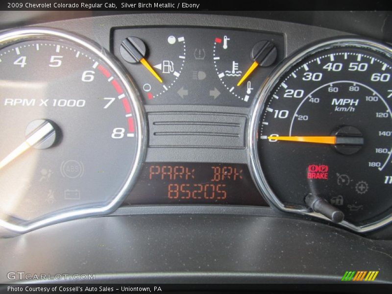 Silver Birch Metallic / Ebony 2009 Chevrolet Colorado Regular Cab