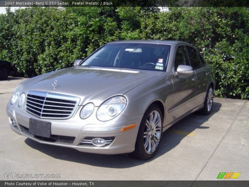 Pewter Metallic / Black 2007 Mercedes-Benz E 350 Sedan