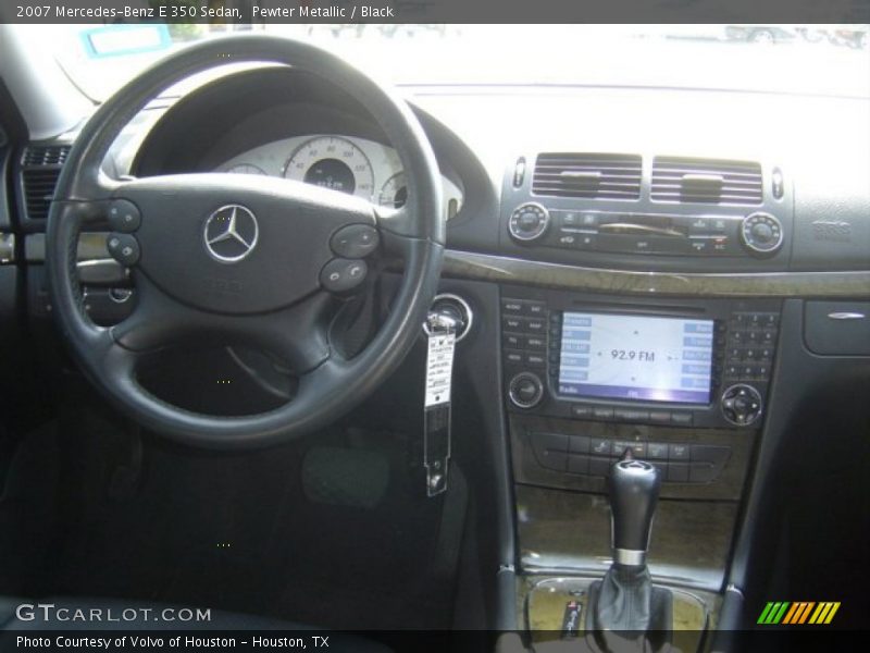 Pewter Metallic / Black 2007 Mercedes-Benz E 350 Sedan