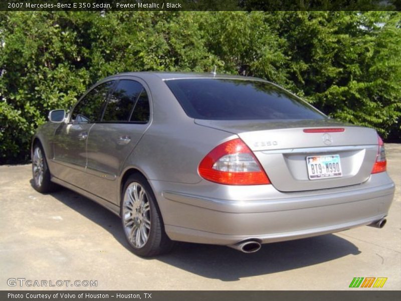 Pewter Metallic / Black 2007 Mercedes-Benz E 350 Sedan