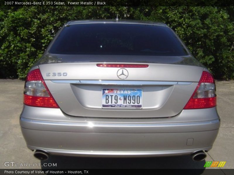 Pewter Metallic / Black 2007 Mercedes-Benz E 350 Sedan