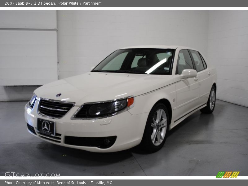 Polar White / Parchment 2007 Saab 9-5 2.3T Sedan