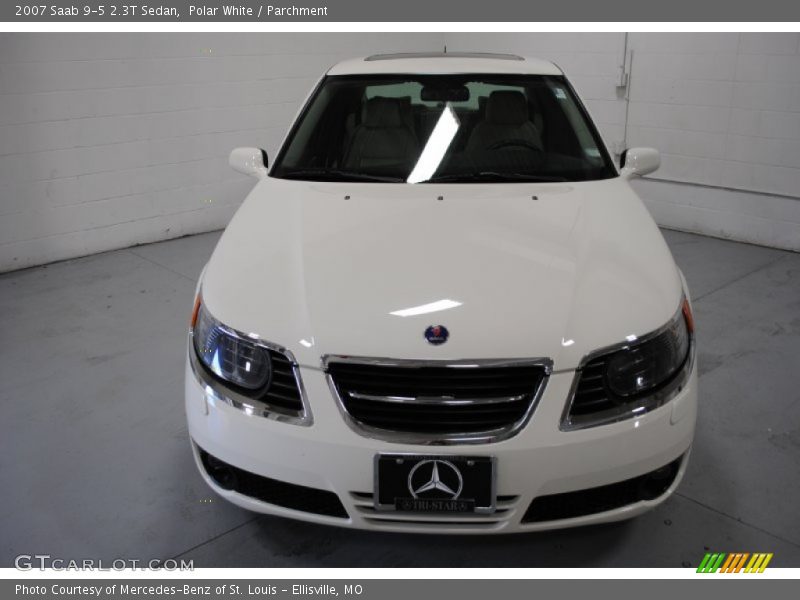 Polar White / Parchment 2007 Saab 9-5 2.3T Sedan