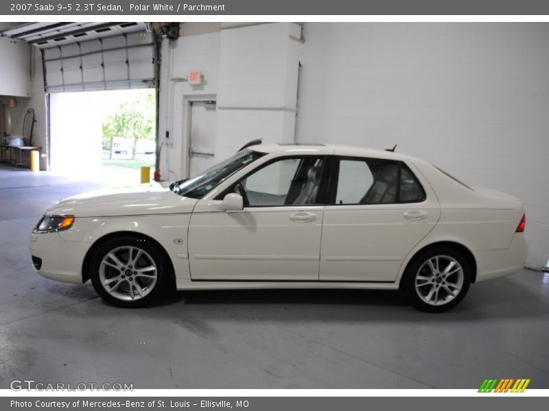 Polar White / Parchment 2007 Saab 9-5 2.3T Sedan