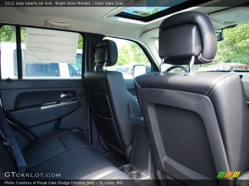 Bright Silver Metallic / Dark Slate Gray 2012 Jeep Liberty Jet 4x4
