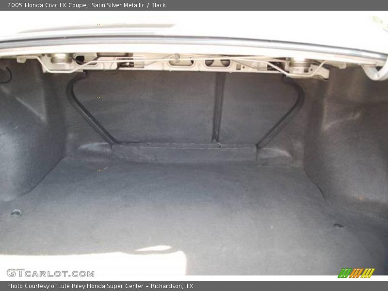 Satin Silver Metallic / Black 2005 Honda Civic LX Coupe