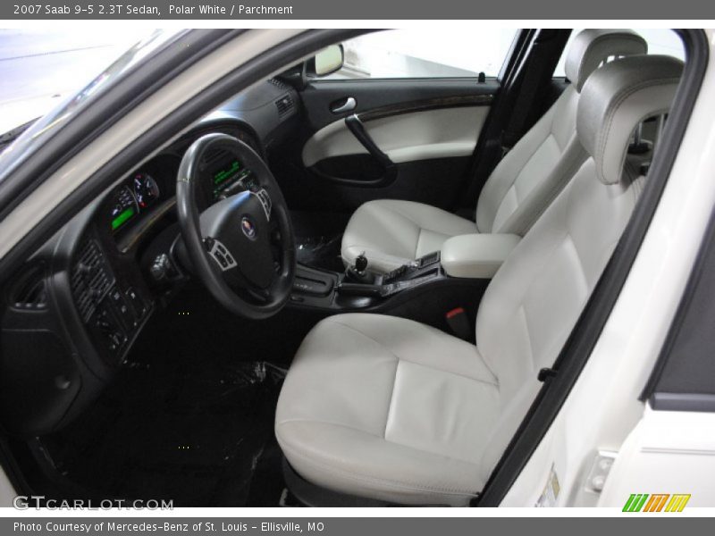 Polar White / Parchment 2007 Saab 9-5 2.3T Sedan