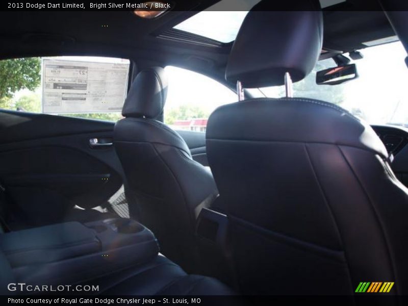 Bright Silver Metallic / Black 2013 Dodge Dart Limited