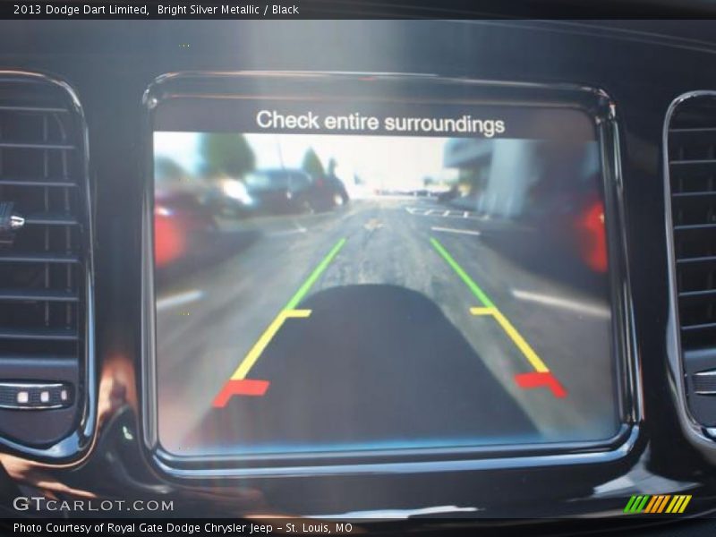 Bright Silver Metallic / Black 2013 Dodge Dart Limited