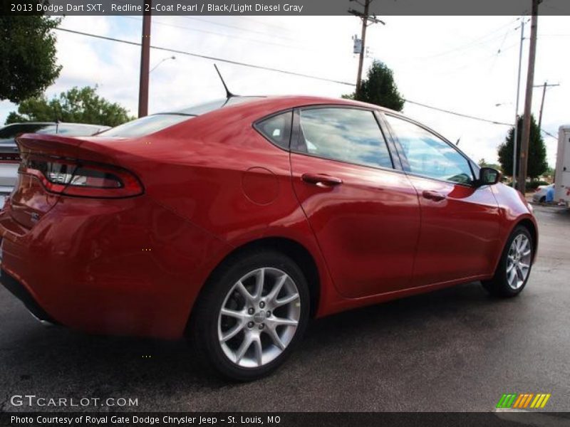 Redline 2-Coat Pearl / Black/Light Diesel Gray 2013 Dodge Dart SXT